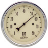 Autometer 3-3/8in. Antique Beige 8K RPM In-Dash Tachometer Gauge - 1890 Photo - Primary