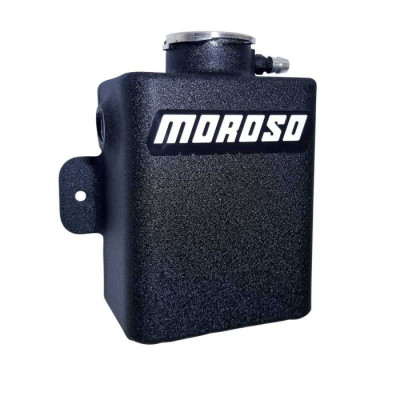 Moroso Universal 1.25qt Coolant Expansion Tank - Black Powder Coat - 63952 User 1