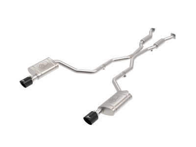aFe 11-21 Dodge Durango V6-3.6L / V8-5.7L MACH Force-Xp 304 SS Cat-Back Exhaust System w/ Black Tip - 49-32086-B Photo - Primary