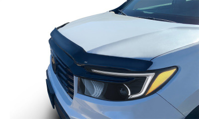 AVS 21-22 Honda Ridgeline High Profile Bugflector II Hood Shield - Smoke - 25516 Photo - Primary