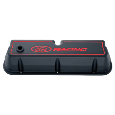 Ford Racing Logo Die-Cast Black Valve Covers - 302-003 User 1
