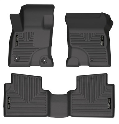 Husky Liners 2022 Ford Escape Hybrid Black Front & 2nd Seat Floor Liners - 95561 Photo - Primary