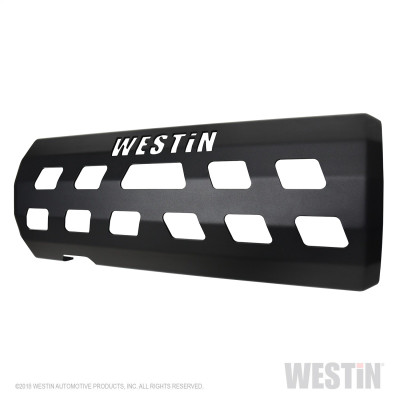 Westin 18-22 Jeep Wrangler JL (Excl. 4xe) Muffler Skid Plate - Tex. Blk - 42-21105 Photo - Primary