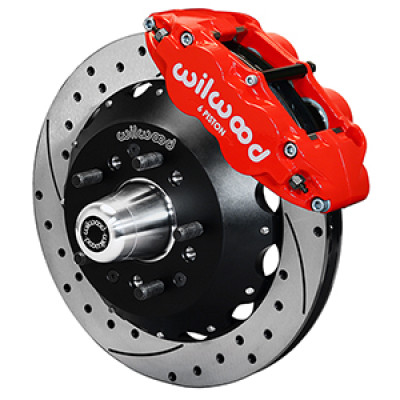 Wilwood 55-57 Chevy Bel Air Superlite 6R Kit, 5 x 4.50in/4.75in Hub - 12.88in D&S Rotor - Red - 140-16908-DR User 1