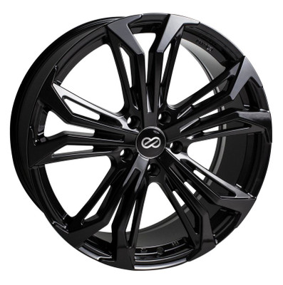Enkei Vortex 5 Wheel 20x8.5 40mm Offset 5x120mm Bore - Black - 510-285-1240BK Photo - Primary