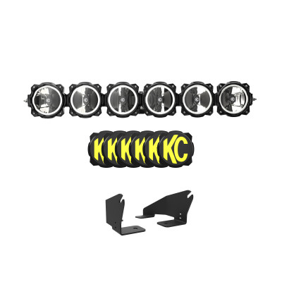 KC HiLiTES 2022+ Polaris RZR Pro XP 39in. Pro6 Gravity LED 6-Light 120w Combo Beam - 91343 Photo - Primary