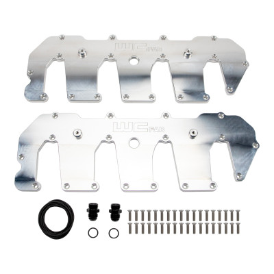 Wehrli 11-16 Chevrolet 6.6L Duramax LML Billet Upper Valve Cover Set - Raw Aluminum - WCF100416-RAW User 1