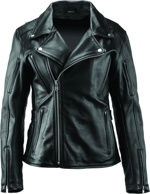 River Road Ironclad Classic Leather Jacket Black Womens - XL - 094379 User 3