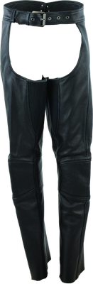 River Road Sierra Leather Chaps Black Womens - Large - 094451 User 3