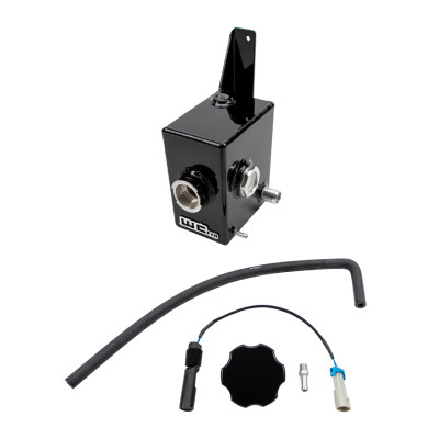 Wehrli 17-19 Chevrolet L5P Duramax Twin Turbo Style Coolant Tank Kit - Raw Aluminum - WCF100710-RAW User 1