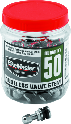 BikeMaster Valve Stem Chrome Tubeless Tub 50 - 151412 Photo - Primary