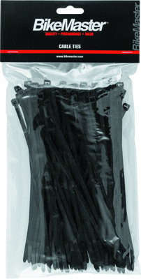 BikeMaster 7.5in Cable Ties (Pack of 100) - Black - 151674 Photo - Primary