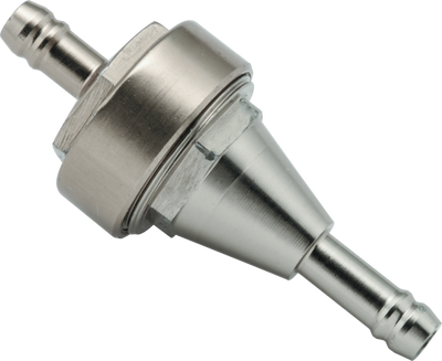 BikeMaster 1/4in Inline Fuel Filter - Titanium - 152401 Photo - Primary