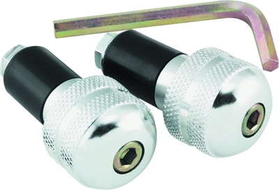 BikeMaster Anti Vibration Bar Ends - Silver - 266002 Photo - Primary