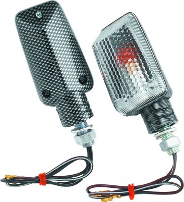 BikeMaster Universal Ministalk Marker Light Carbon/Clear - 268041 Photo - Primary