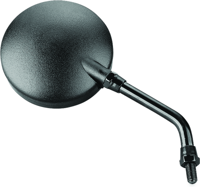 BikeMaster Round Mirror 6in Stem -10mm - Black - 600040 Photo - Primary