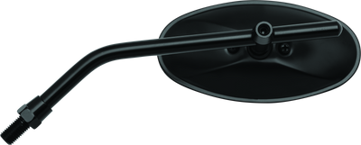 BikeMaster Adjustable Oval Mirror 10mm - Each - Black - 600805 Photo - Primary