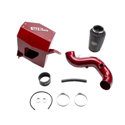 Wehrli 10-12 6.7L Cummins 4in. Intake Kit - WCFab Red - WCF100875-RED User 1