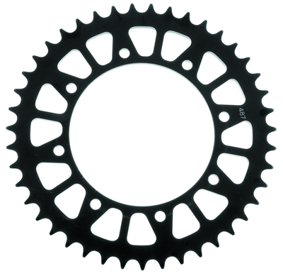 BikeMaster Kawasaki Rear Steel Sprocket 520 42T - Black - 965737 User 3