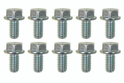 Moroso 5/16in-18 Serrated Zinc Flange Bolt  - 10 Pack - 38840 User 1