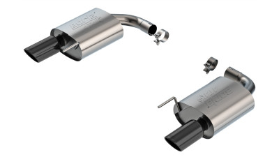 Borla 2024 Ford Mustang GT 5.0L V8 w/o Active Exhaust ATAK Axle-Back Exhaust System - Black Chrome - 11984BC Photo - Primary