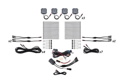 Diode Dynamics RGBW Rock Light Installer Kit w/Controller (12-pack) - DD7748C Photo - Primary