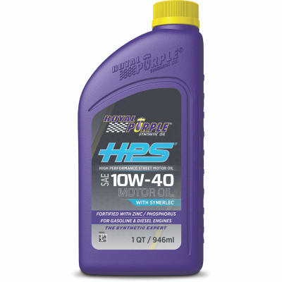 Royal Purple HPS Synthetic High Performance Street 10W-40 Motor Oil - 1 Quart - 36140 User 1
