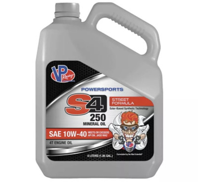 VP Racing Lubricants S4-250 10W40 Mineral 4L - VP7110404 User 1