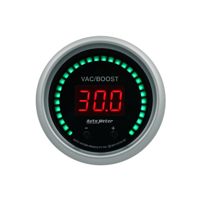 Autometer 52.4mm Black Switchable 0-1600 PSI / 0-110 BAR Vacuum/Boost Sport-Comp Elite Digital Gauge - 6758-SC User 1