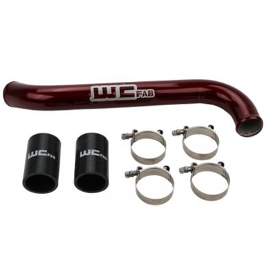 Wehrli 17-19 Chevrolet 6.6L L5P Duramax Upper Coolant Pipe - Cat Yellow - WCF100742-CAT User 1
