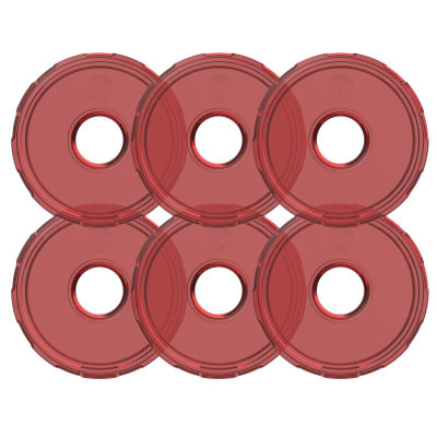 KC HiLiTES Cyclone V2 LED - Replacement Lens - Red - 6-PK - 4413 Photo - Primary