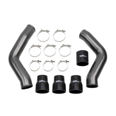 Wehrli 13-18 Ram 6.7L Cummins 3.5in Intercooler Pipes Kit - Bengal Blue - WCF100423-BB User 1
