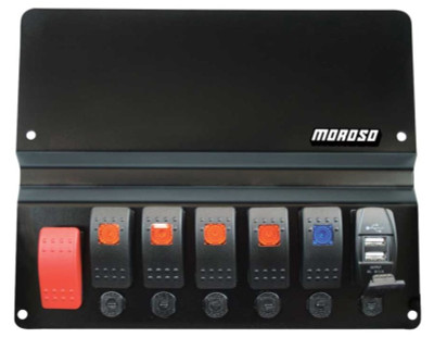 Moroso BMW E46 Dash Block Off Plate With Switches - 74311 User 1