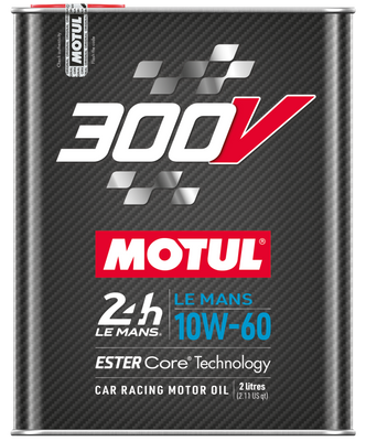 Motul 2L Synthetic-ester Racing Oil 300V Le Mans 10W60 10x2L - 110864 Photo - Primary