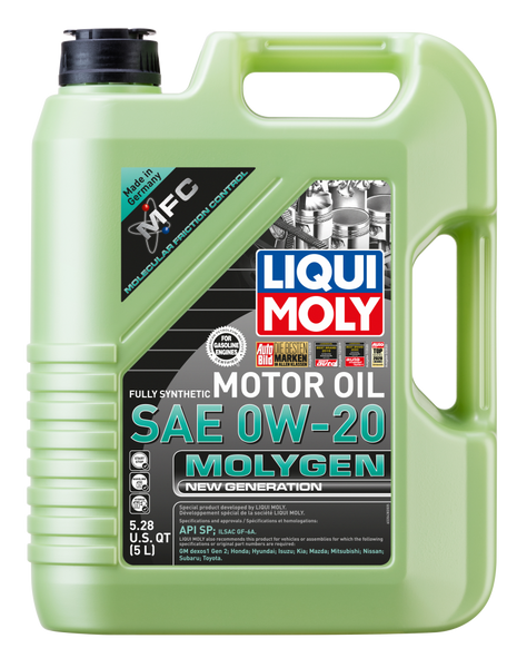 LIQUI MOLY 5L Molygen New Generation Motor Oil SAE 0W20 - 20438