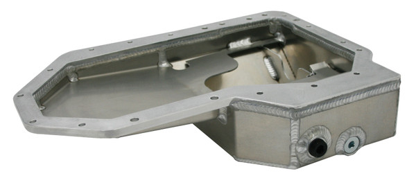 Moroso Mitsubishi Evo 10 (w/Factory AC) Road Race Baffled Extra Capacity Aluminum Oil Pan - 20969