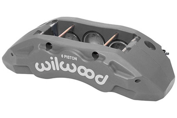 Wilwood Caliper-TX6R- R/H - Clear 1.62/1.38/1.38in Pistons 1.38in Disc - 120-14599