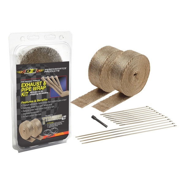 DEI Exhaust Wrap Kit - Titanium - 10095