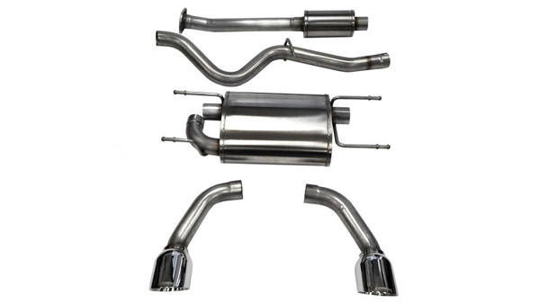 Corsa 2012-2025 Scion FRS / Subaru BRZ Polished Sport Cat-Back Exhaust - 14864