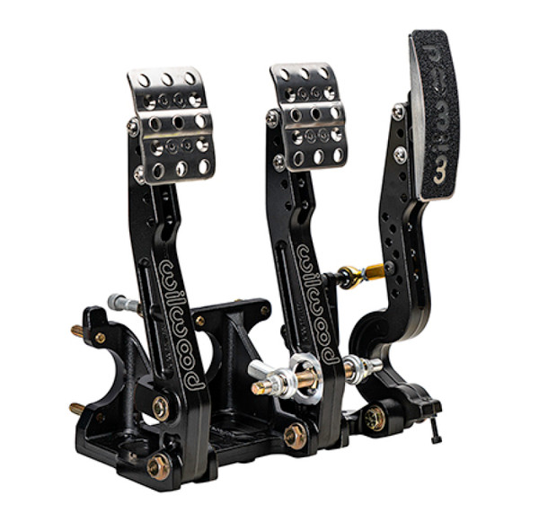 Wilwood Adjustable Tru-Bar Brake, Clutch, Throttle w/ Linkage - Floor Mount - 4.75-5.75;1 - 340-16605