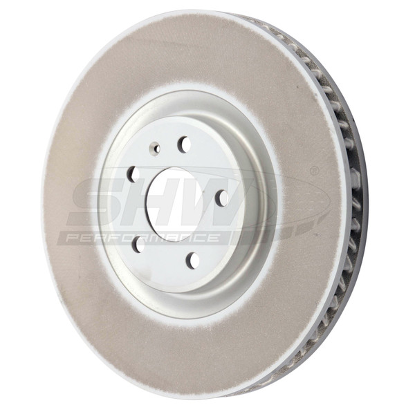 SHW 19-21 Porsche Macan S 3.0L Left Front Smooth Monobloc Brake Rotor (95B615301AA) - PFL39527