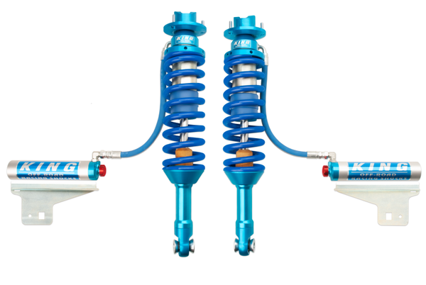 King Shocks 10-14 Ford F150 Raptor 4WD Front 3.0 Dia Remote Reservoir Coilover w/Adjuster (Pair) - 30001-407