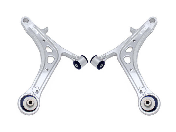 SuperPro 2008 Subaru Impreza WRX STI Front Lower Alloy Control Arm Kit (+Caster) - ALOY0015K