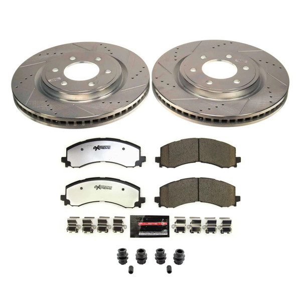 Power Stop 2022 Lincoln Navigator Front Z36 Truck & Tow Brake Kit - K8744-36
