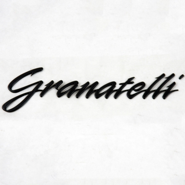 Granatelli Logo Domed Decal - Black - 100010B