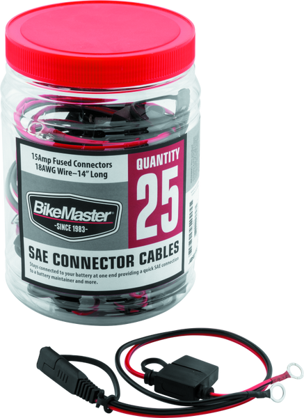 BikeMaster Sae Wire w/Fuse - 25Piece Tub - 152492