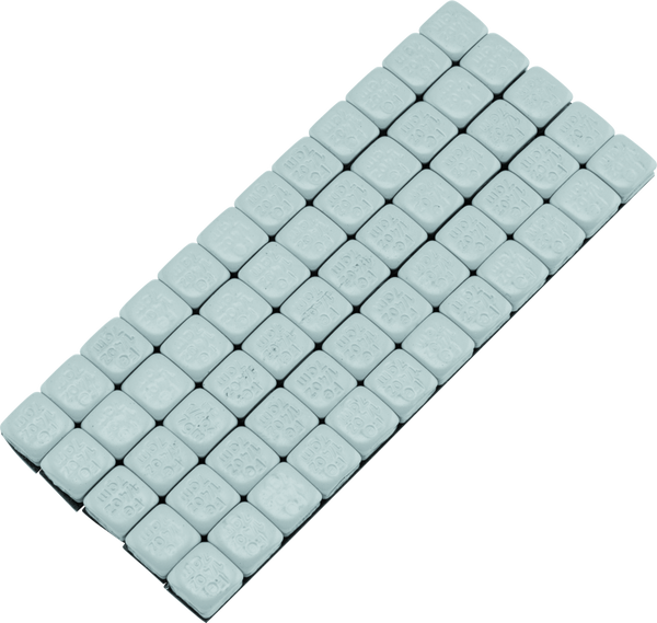 BikeMaster Square Wheel Weights Adhesive 1/4oz Silver - 152503