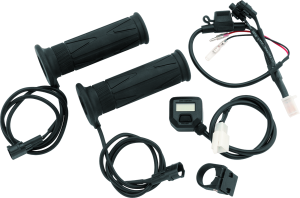 BikeMaster 7/8in Heated Grips w/ LCD Switch - 266282
