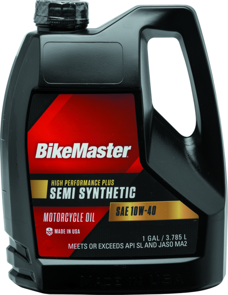 BikeMaster 10W40 Semi Synthetic Oil - Gallon - 532317