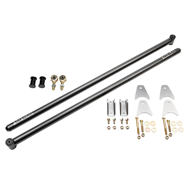 Wehrli 99-10 Ford / 94-22 RAM Univ RCLB/CCSB/ECSB 60in. Traction Bar Kit - Semi-Gloss Blk - WCF100854-SGB